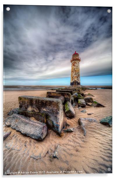 Lighthouse Acrylic by Adrian Evans