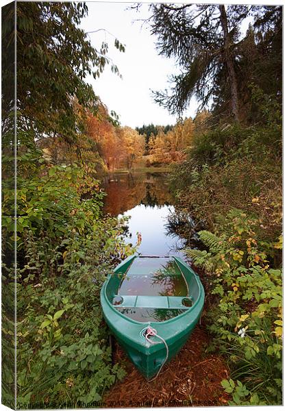 Tranquil Little Pond Canvas Print by Keith Thorburn EFIAP/b