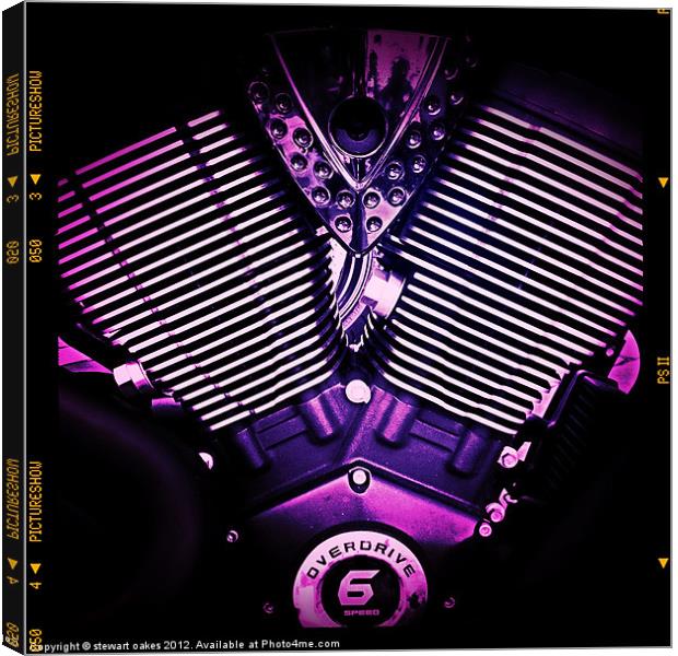 overdrive engine 1 Canvas Print by stewart oakes