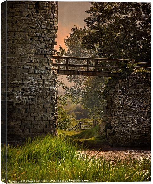 A Magic Afternoon In Pevensey Canvas Print by Chris Lord