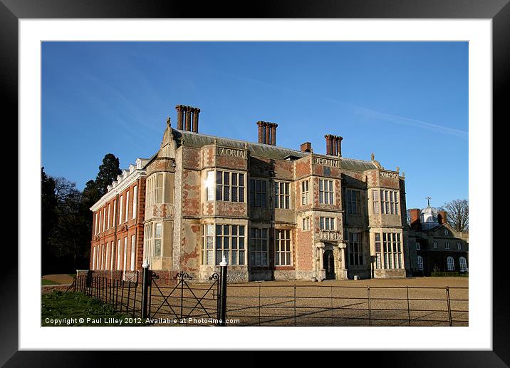 Majestic Felbrigg Hall Framed Mounted Print by Digitalshot Photography