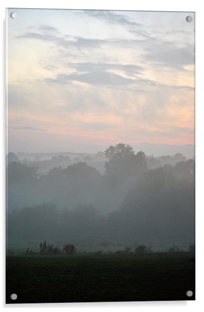 Evening Mist Acrylic by graham young