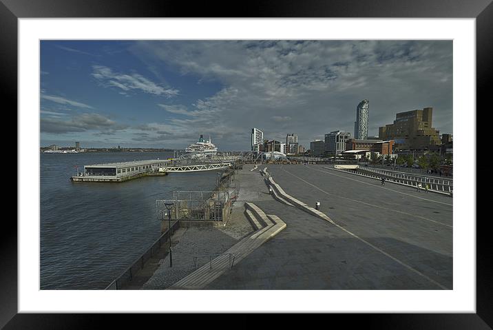 LIVERPOOL PIER HEAD Framed Mounted Print by Shaun Dickinson