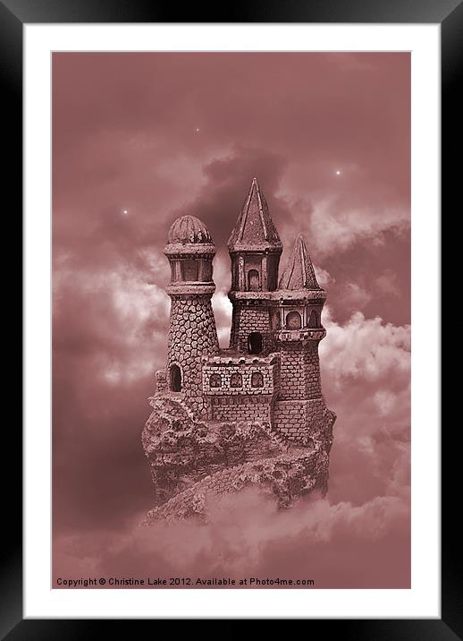 Dream With a Wish Framed Mounted Print by Christine Lake