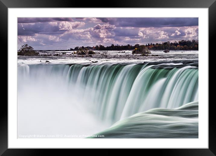 Horseshoe Falls Niagara, NY Framed Mounted Print by K7 Photography