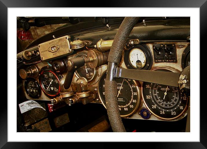Dashboard Framed Mounted Print by Will Black