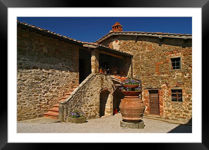 Toscana Winery Framed Mounted Print by Thomas Schaeffer