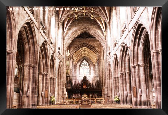 Chester Cathedral Framed Print by Paul Williams