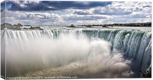 The Horseshoe Falls Niagara NY Canvas Print by K7 Photography