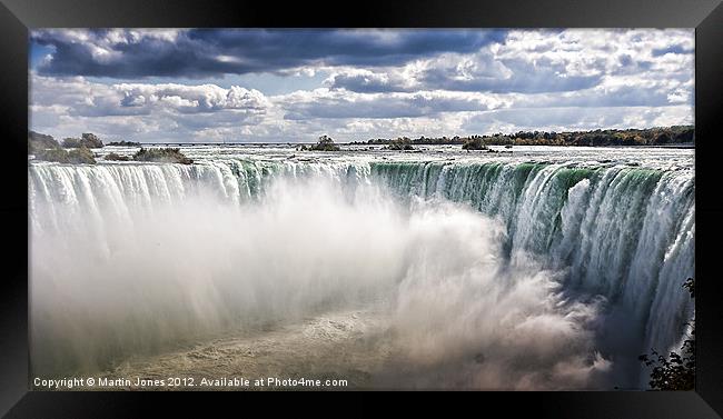 The Horseshoe Falls Niagara NY Framed Print by K7 Photography