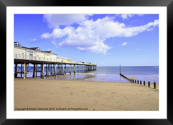 Teignmouth Pier, Teignmouth Framed Mounted Print by Debbie Metcalfe