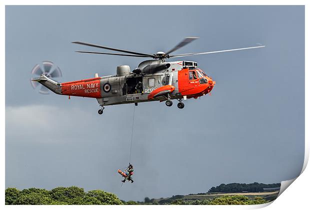 Royal Navy Rescue Print by Sam Smith