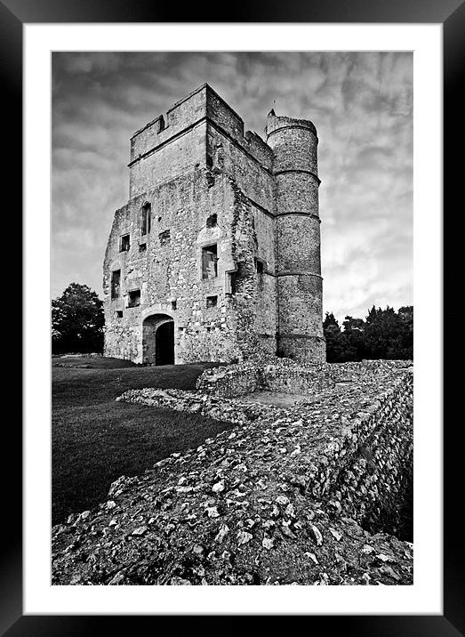 Donnington castle Framed Mounted Print by Tony Bates