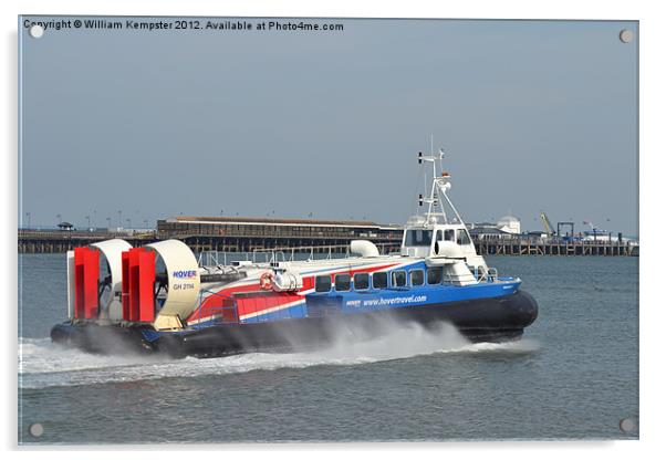 Hovercraft Acrylic by William Kempster