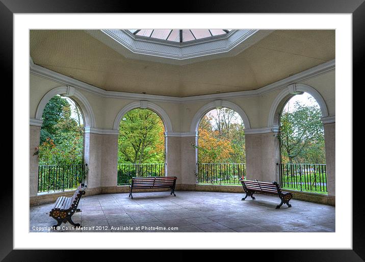 The Sun Pavilion Framed Mounted Print by Colin Metcalf