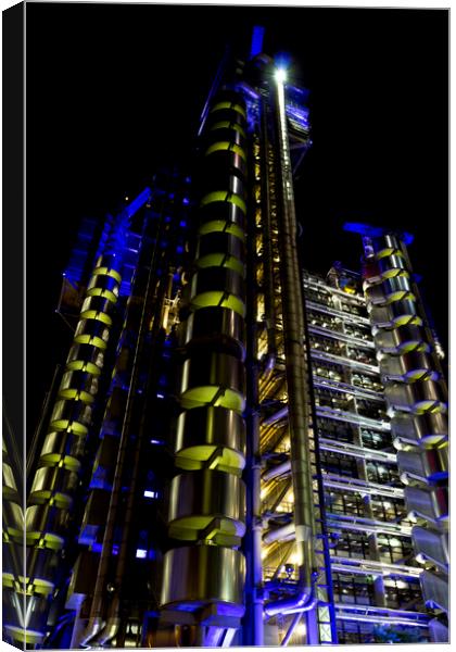 Lloyd's Building London Canvas Print by David Pyatt