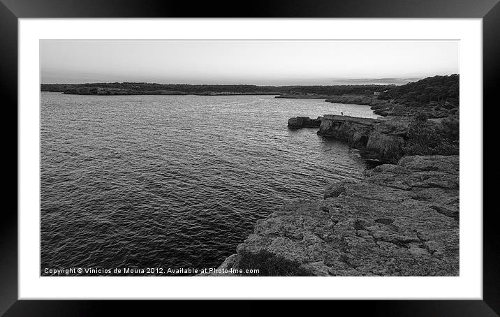 By the Sea Framed Mounted Print by Vinicios de Moura