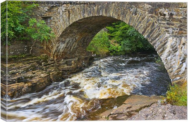 The Bridge of Dochart, Killin, Scotland Canvas Print by Jane McIlroy