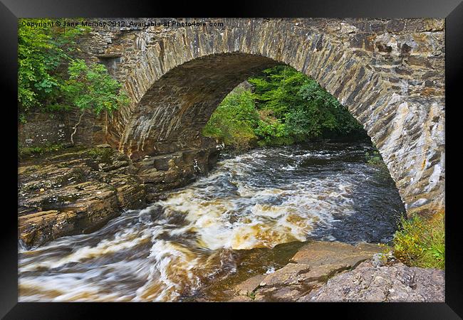 The Bridge of Dochart, Killin, Scotland Framed Print by Jane McIlroy