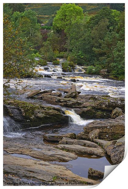 The Falls of Dochart, Killin, Scotland Print by Jane McIlroy