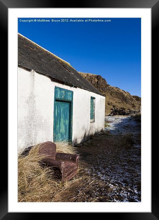 Fisherman's Rest aka Waiting for Summer Framed Mounted Print by Matthew Bruce