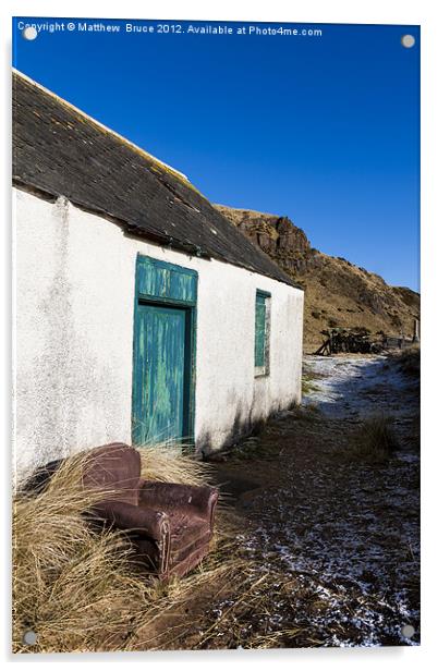 Fisherman's Rest aka Waiting for Summer Acrylic by Matthew Bruce