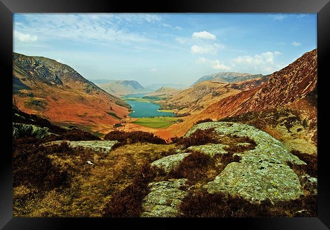 Buttermere Lake district Framed Print by eric carpenter