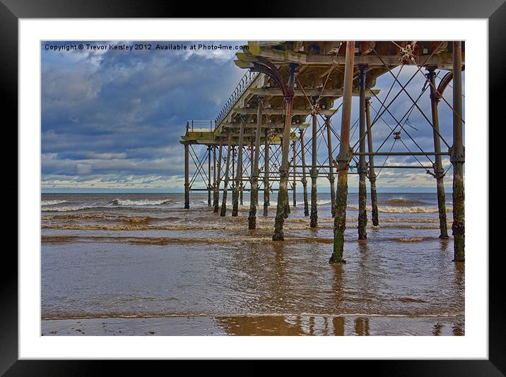 Saltburn by the Sea Framed Mounted Print by Trevor Kersley RIP