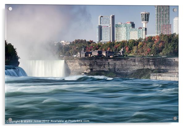 The American Falls, Niagara, NY Acrylic by K7 Photography