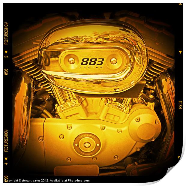 883 engine 2 Print by stewart oakes