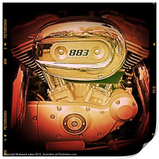 883 engine 3 Print by stewart oakes