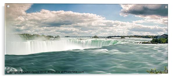 The Horseshoe Falls Niagara NY Acrylic by K7 Photography