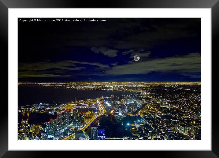 Toronto Cityscape, Canada Framed Mounted Print by K7 Photography
