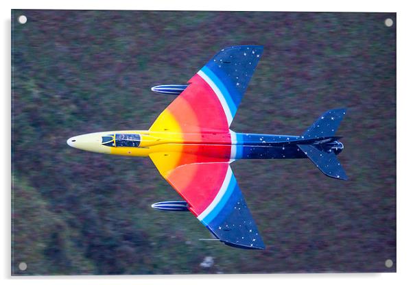 Miss DeMeanour Hawker Hunter Jet Acrylic by Oxon Images