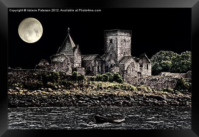 Inchcolm Abbey Framed Print by Valerie Paterson