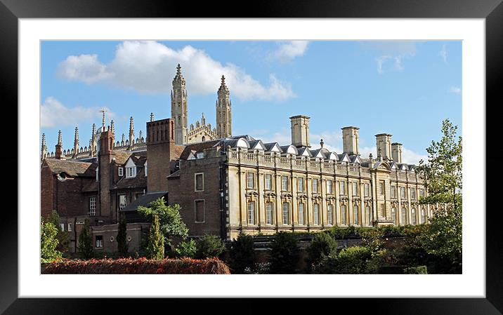 Clare College Cambridge Framed Mounted Print by Tony Murtagh