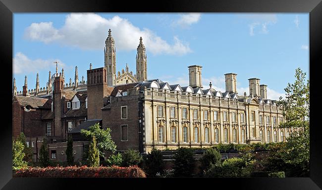 Clare College Cambridge Framed Print by Tony Murtagh