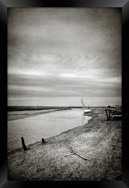 Blakeney, Norfolk Framed Print by Ann Garrett