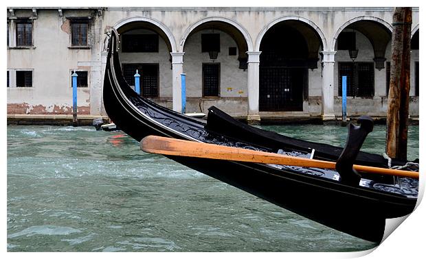 Morning in Venice Print by barbara walsh