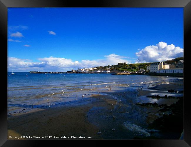 Swanage Bay 2 Framed Print by Mike Streeter