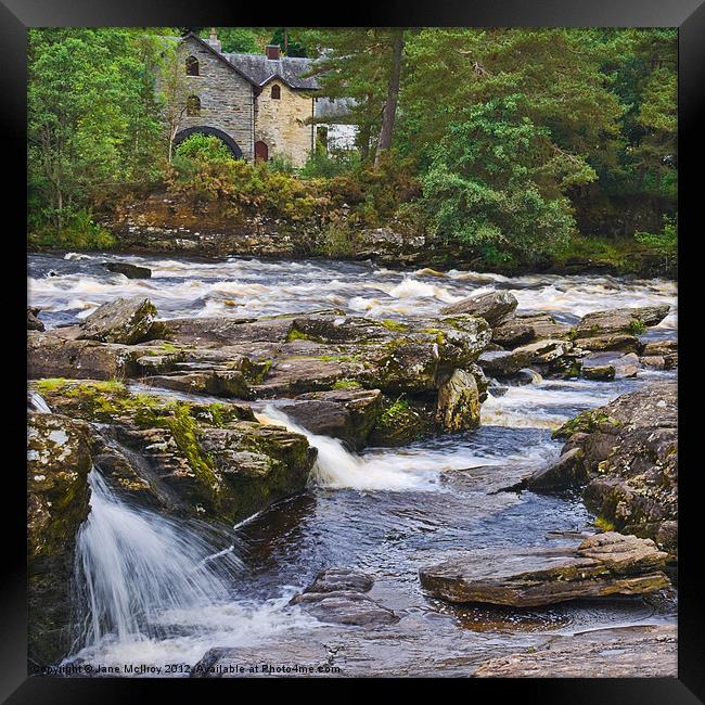 The Falls of Dochart, Killin, Scotland Framed Print by Jane McIlroy