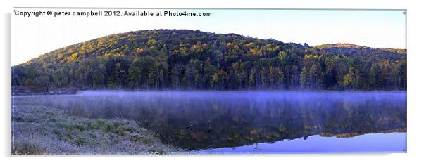 Lake Side Acrylic by peter campbell