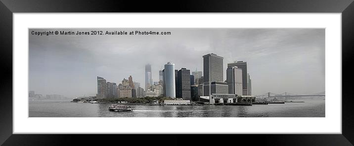 The Tip of Manhatten Framed Mounted Print by K7 Photography
