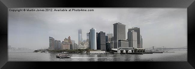 The Tip of Manhatten Framed Print by K7 Photography