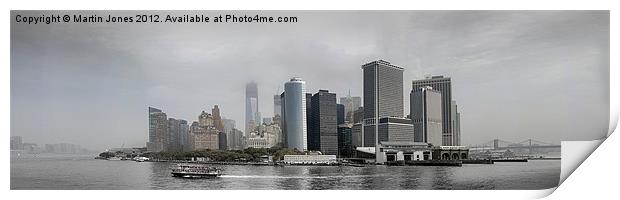 The Tip of Manhatten Print by K7 Photography