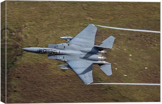 F15 in Wales Canvas Print by Oxon Images