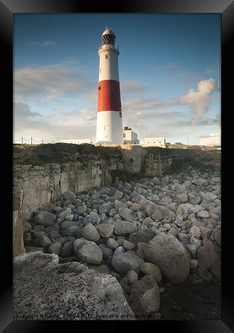 portland bill Framed Print by Daniel Bristow