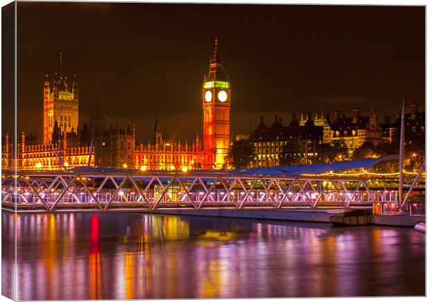 Goodnight Big Ben Canvas Print by Clive Eariss