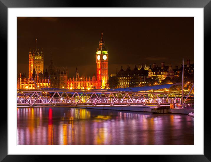 Goodnight Big Ben Framed Mounted Print by Clive Eariss
