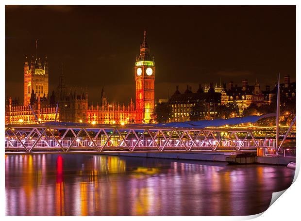 Goodnight Big Ben Print by Clive Eariss